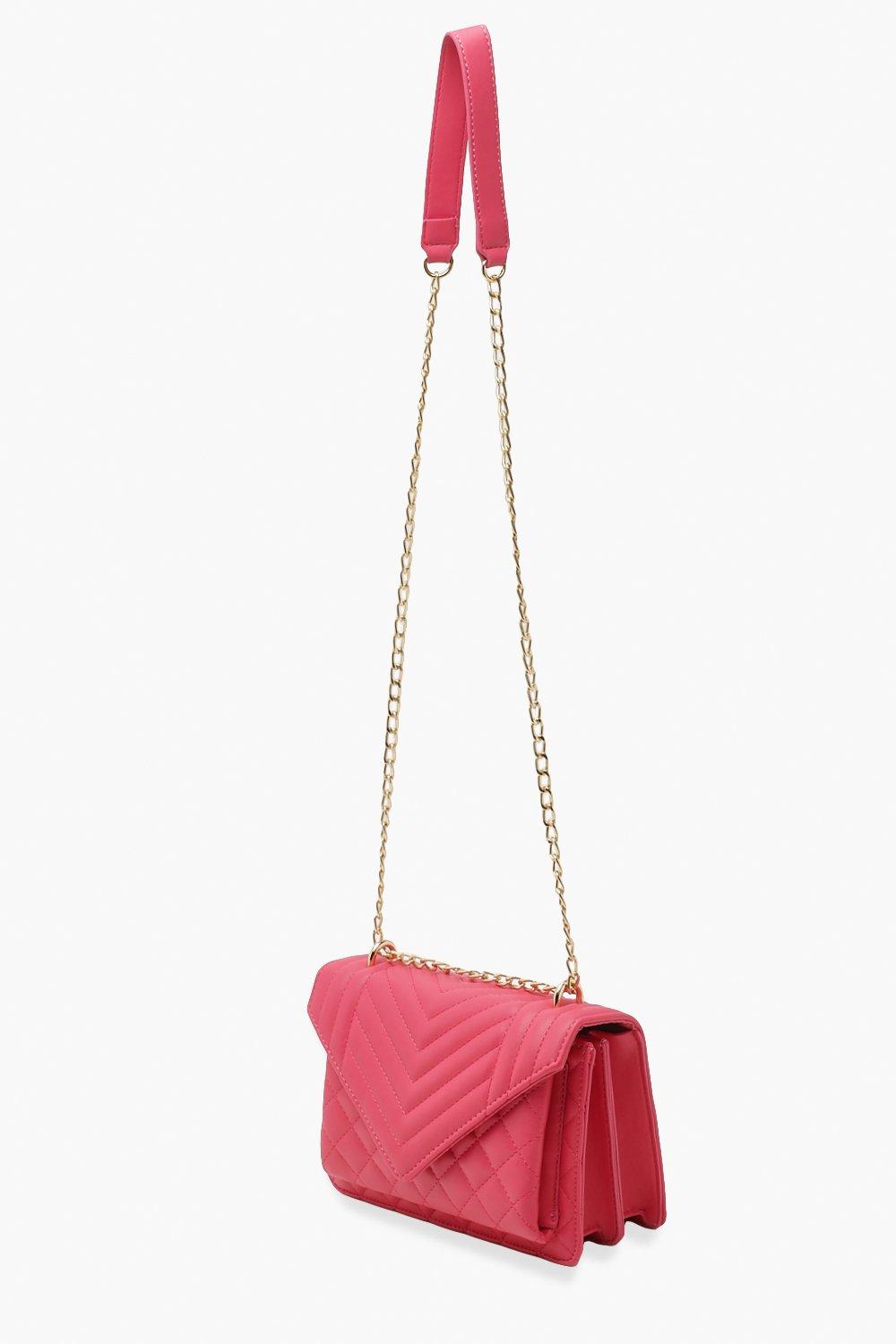 Bright pink outlet shoulder bag